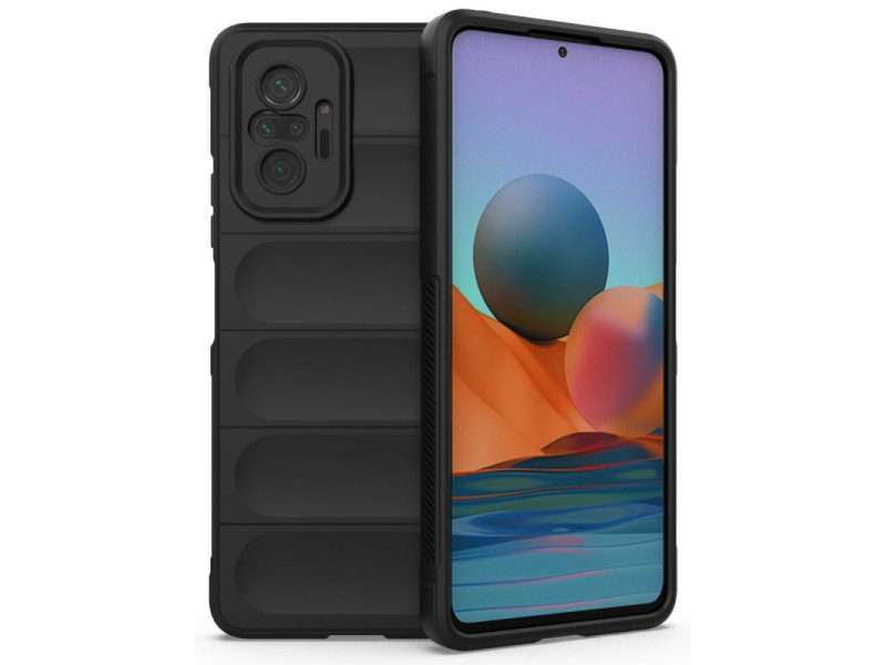 Newface Xiaomi Redmi Note 10 Pro Kılıf Optimum Silikon - Siyah