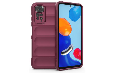 Newface Xiaomi Redmi Note 11 Kılıf Optimum Silikon - Bordo