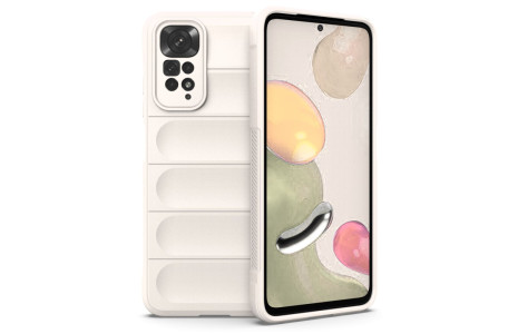 Newface Xiaomi Redmi Note 11 Kılıf Optimum Silikon - Krem