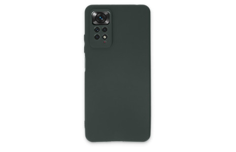 Newface Xiaomi Redmi Note 11 Pro Kılıf First Silikon - Koyu Yeşil
