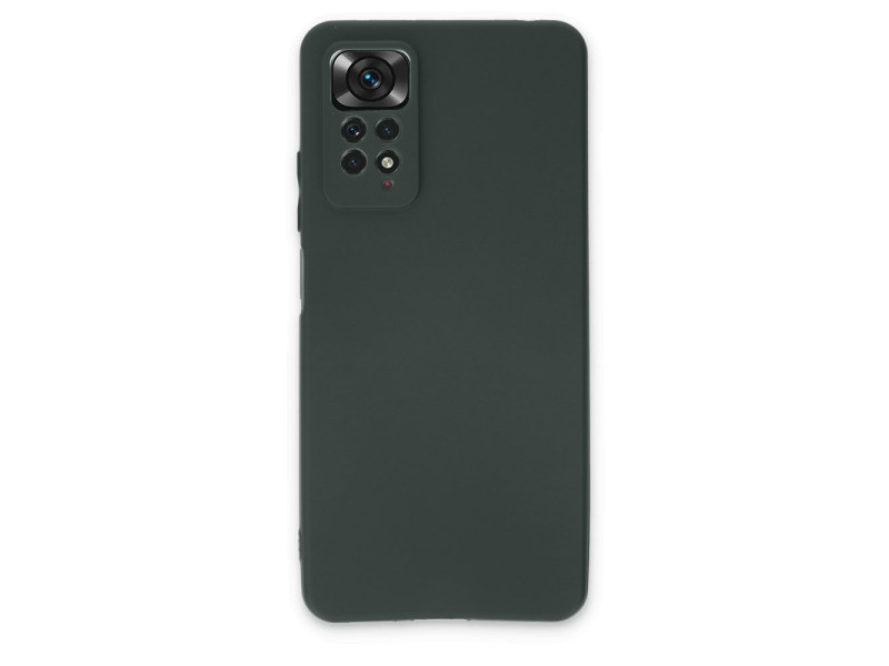 Newface Xiaomi Redmi Note 11 Pro Kılıf First Silikon - Koyu Yeşil