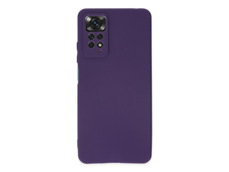 Newface Xiaomi Redmi Note 11 Pro Kılıf First Silikon - Mürdüm