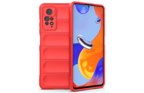 Newface Xiaomi Redmi Note 11 Pro Kılıf Optimum Silikon - Kırmızı