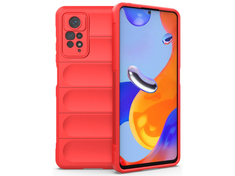 Newface Xiaomi Redmi Note 11 Pro Kılıf Optimum Silikon - Kırmızı