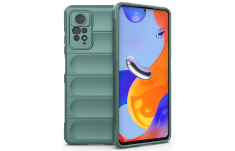Newface Xiaomi Redmi Note 11 Pro Kılıf Optimum Silikon - Koyu Yeşil