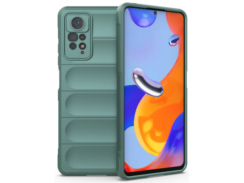 Newface Xiaomi Redmi Note 11 Pro Kılıf Optimum Silikon - Koyu Yeşil