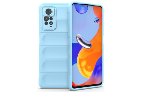 Newface Xiaomi Redmi Note 11 Pro Kılıf Optimum Silikon - Sky Blue