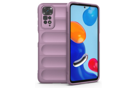 Newface Xiaomi Redmi Note 11S Kılıf Optimum Silikon - Mor