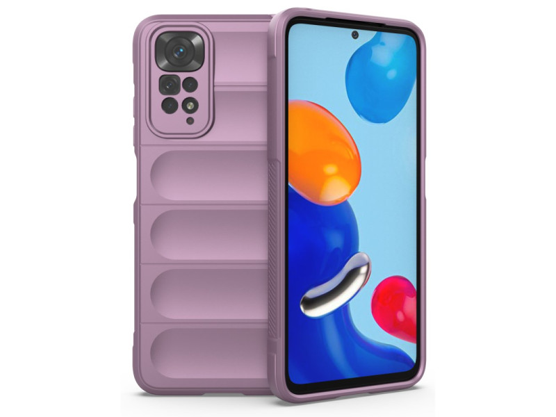 Newface Xiaomi Redmi Note 11S Kılıf Optimum Silikon - Mor