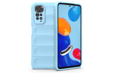 Newface Xiaomi Redmi Note 11S Kılıf Optimum Silikon - Sky Blue