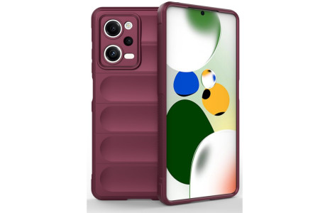 Newface Xiaomi Redmi Note 12 Pro 5G Kılıf Optimum Silikon - Bordo