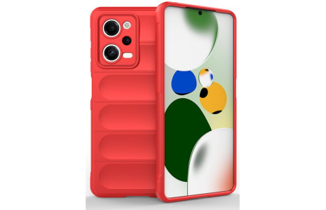 Newface Xiaomi Redmi Note 12 Pro 5G Kılıf Optimum Silikon - Kırmızı