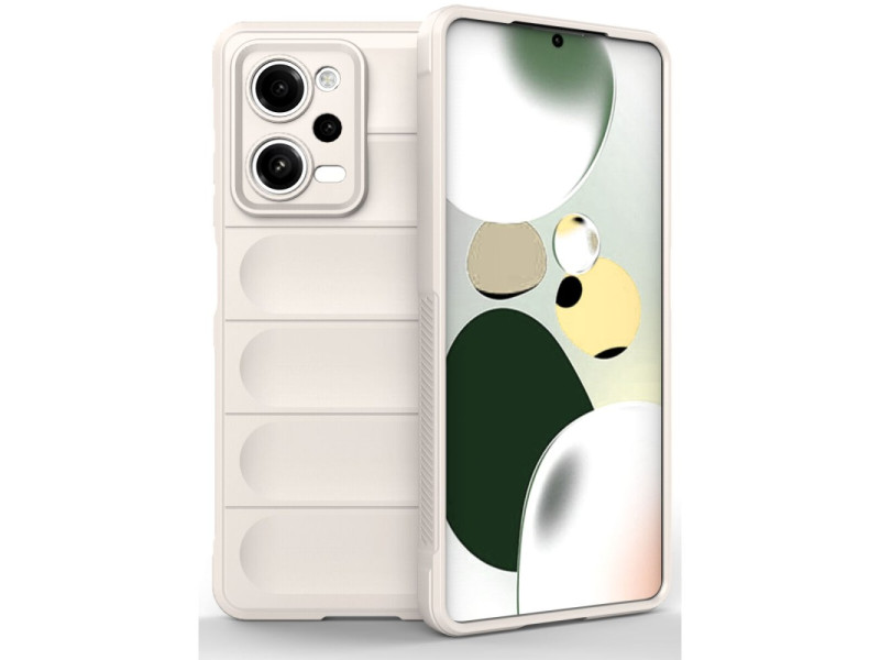 Newface Xiaomi Redmi Note 12 Pro 5G Kılıf Optimum Silikon - Krem