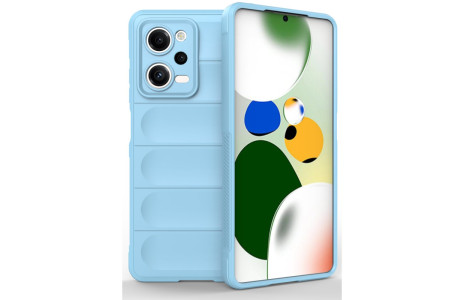 Newface Xiaomi Redmi Note 12 Pro 5G Kılıf Optimum Silikon - Sky Blue
