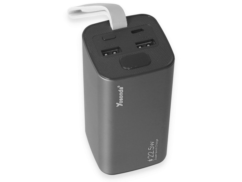 Yosonda A137 25.000 mAh Mini Powerbank - Gri