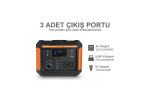 Yosonda G500 140.000 mAh Powerbank Kamp Şarj PD - Siyah