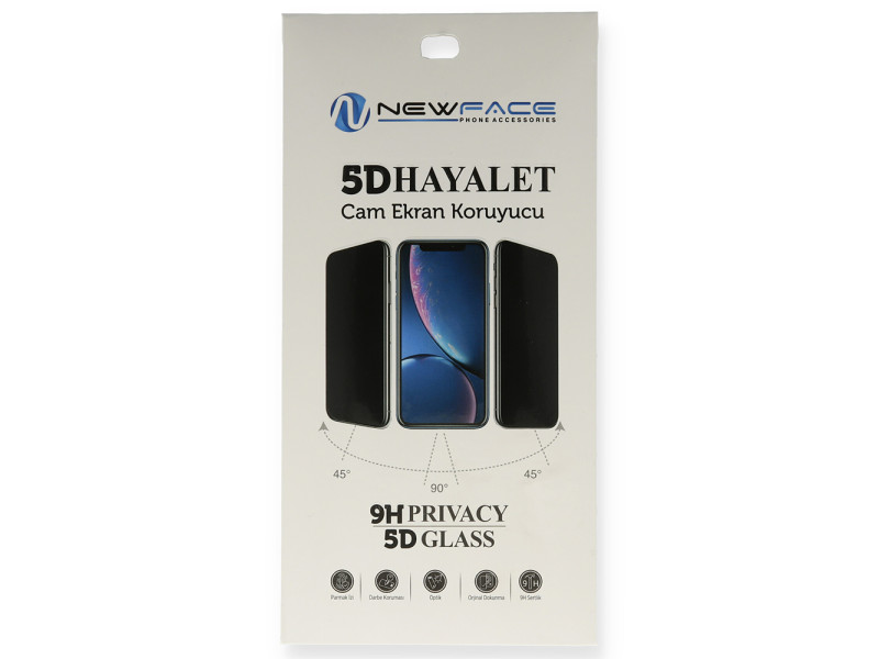 Newface Xiaomi Redmi Note 12 4G 5D Hayalet Cam Ekran Koruyucu
