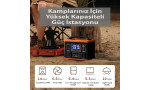 Konfulon J500 Powerbank 112.500 mAh Kamp Şarj - Siyah