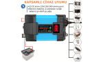 Konfulon XLF 500W Şarj Cihazı - Mavi