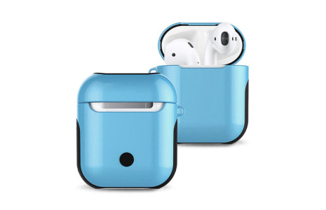 Newface Airpods (1.nesil) 3in1 Kılıf - Mavi
