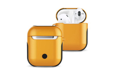 Newface Airpods (1.nesil) 3in1 Kılıf - Sarı