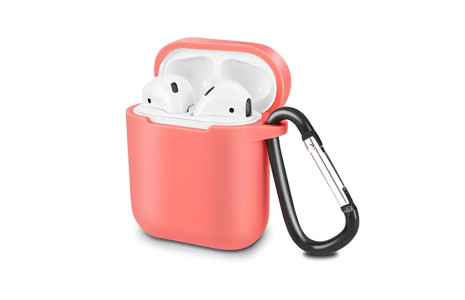 Newface Airpods (1.nesil) Sert Silikon Kılıf - Fuşya