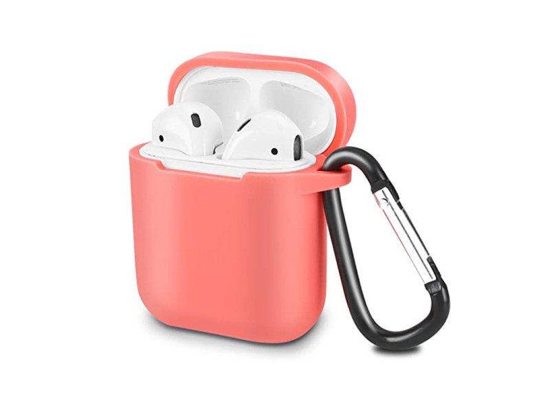 Newface Airpods (1.nesil) Sert Silikon Kılıf - Fuşya