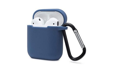 Newface Airpods (1.nesil) Sert Silikon Kılıf - Lacivert