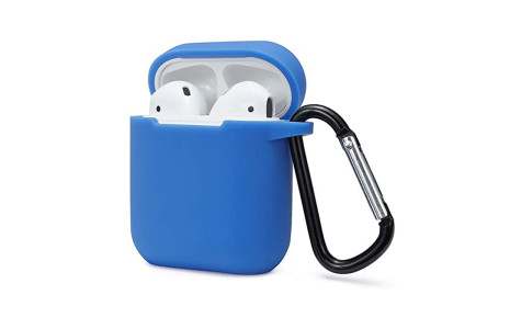 Newface Airpods (1.nesil) Sert Silikon Kılıf - Mavi