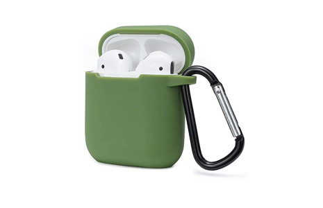 Newface Airpods (1.nesil) Sert Silikon Kılıf - Yeşil