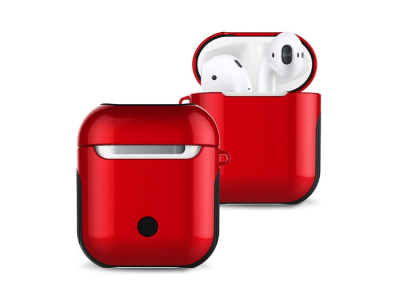 Newface Airpods 2 (2.nesil) 3in1 Kılıf - Kırmızı