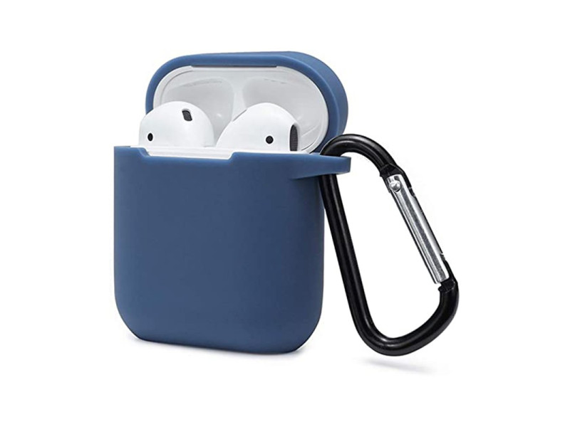Newface Airpods 2 (2.nesil) Sert Silikon Kılıf - Lacivert