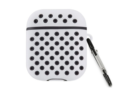 Newface Airpods 2 (2.nesil) Spor Delikli Kılıf - Gri-Siyah
