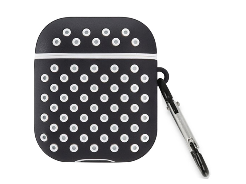 Newface Airpods (1.nesil) Spor Delikli Kılıf - Siyah-Beyaz