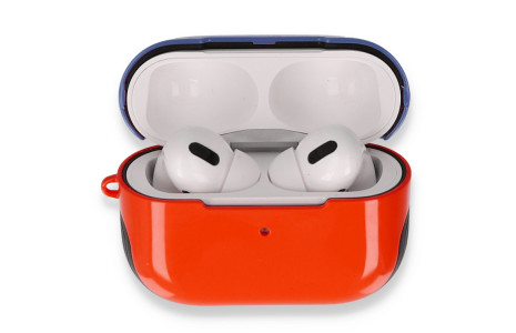 Newface Airpods 3 (3.nesil) 3in1 Kılıf - Kırmızı-Lacivert