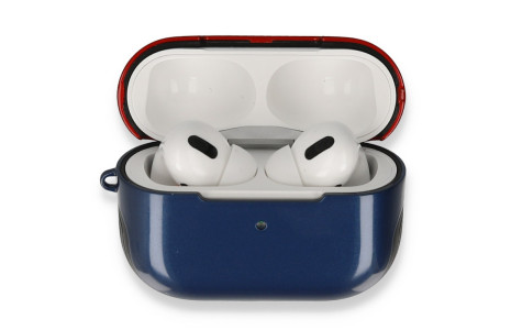 Newface Airpods 3 (3.nesil) 3in1 Kılıf - Lacivert-Kırmızı