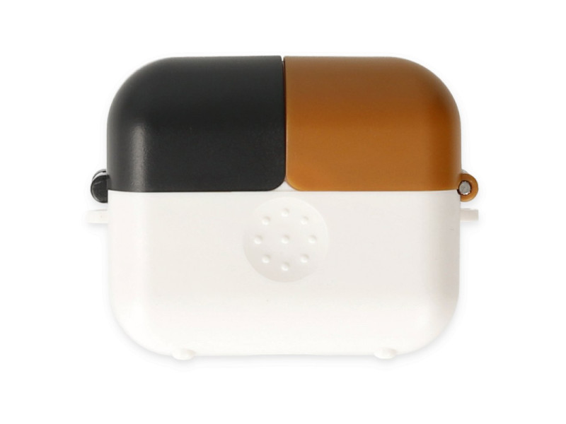 Newface Airpods 3 (3.nesil) Basmalı Kılıf - Beyaz-Siyah-Kahverengi