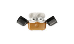 Newface Airpods 3 (3.nesil) Basmalı Kılıf - Kahverengi-Siyah