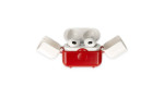 Newface Airpods 3 (3.nesil) Basmalı Kılıf - Kırmızı-Beyaz