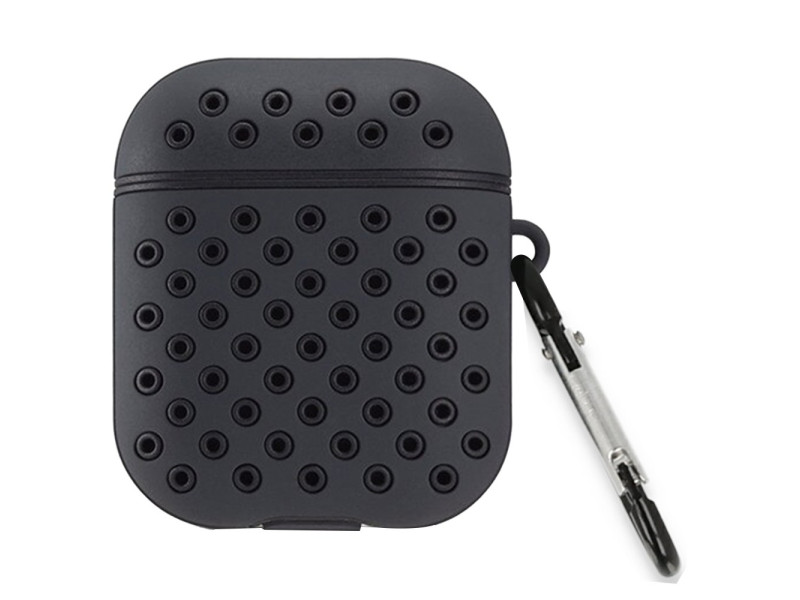 Newface Airpods 3 (3.nesil) Spor Delikli Kılıf - Siyah-Siyah