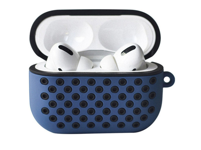 Newface Airpods Pro (1.nesil) Spor Delikli Kılıf - Lacivert-Siyah