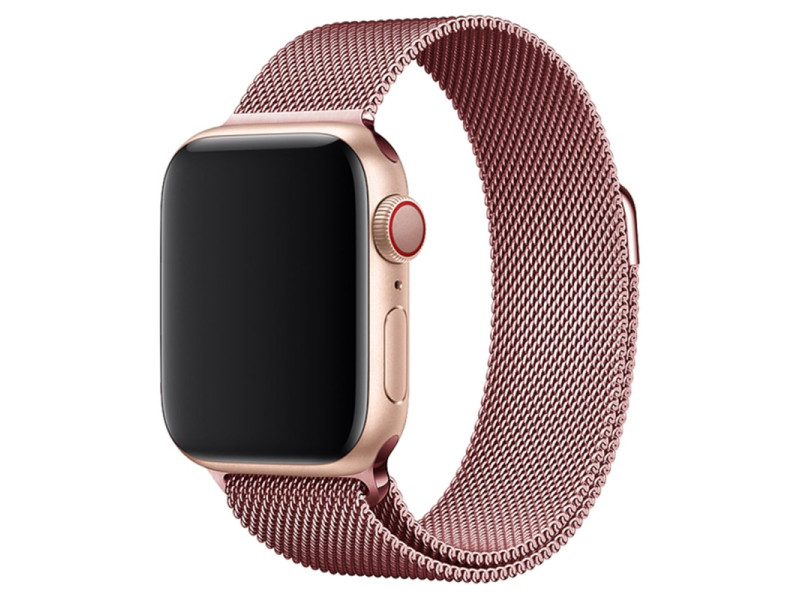 Newface Apple Watch 40mm Metal Mıknatıslı Kordon - Rose