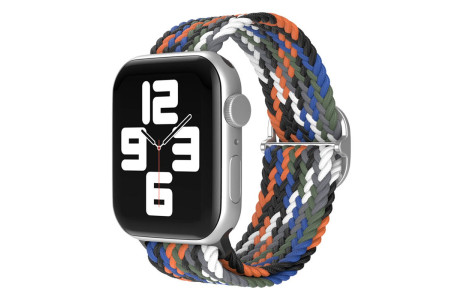 Newface Apple Watch 40mm Star Kordon - Gri-Turuncu