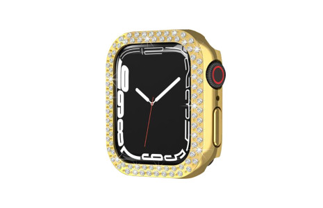 Newface Apple Watch 42mm Taşlı Kasa - Gold