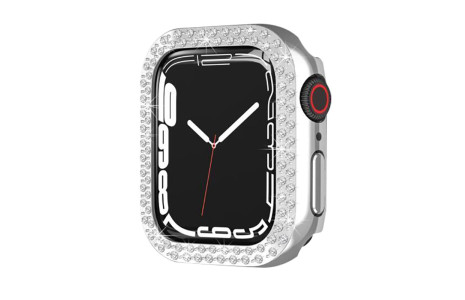 Newface Apple Watch 42mm Taşlı Kasa - Gümüş