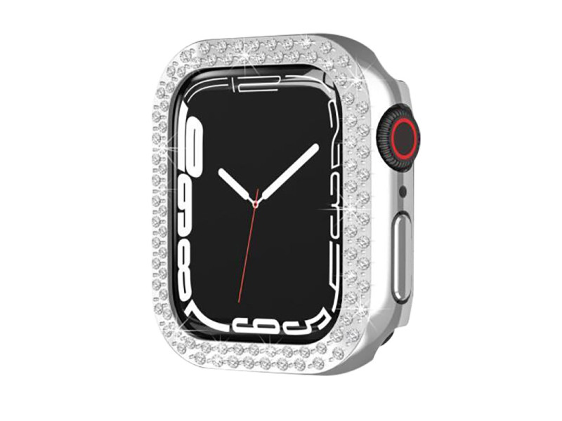 Newface Apple Watch 42mm Taşlı Kasa - Gümüş