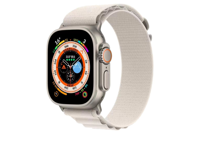 Newface Apple Watch 45mm Mountain Kordon - Beyaz