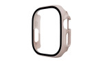 Newface Apple Watch Ultra 49mm Desert Camlı Kasa Ekran Koruyucu - Metalik Gold