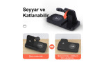 Newface B19H Huawei Kablosuz Şarj Masaüstü Set - Siyah