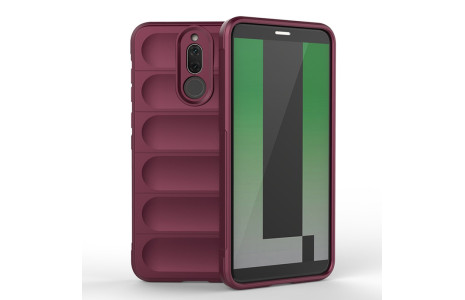 Newface Huawei Mate 10 Lite Kılıf Optimum Silikon - Bordo